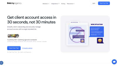 LinkMyAgency screenshot