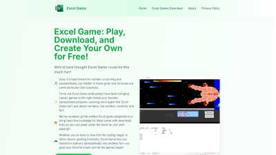 Excel Game - AI tool for Accessibility