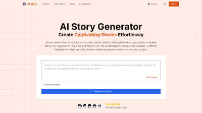 AI Story Generator - AI tool for Content Creation