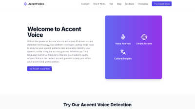 Accent Voice - AI tool for Analytics & Data