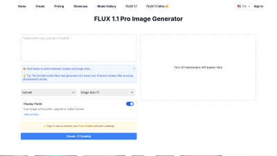 FLUX 1.1 Pro - AI tool for Content Creation