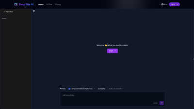 DeepSite AI - AI tool for Blogging & Publishing