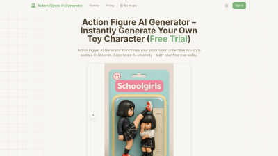 Action Figure AI Generator - AI tool for Content Creation