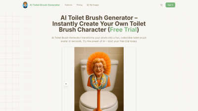 AI Toilet Brush Generator - AI tool for Avatars