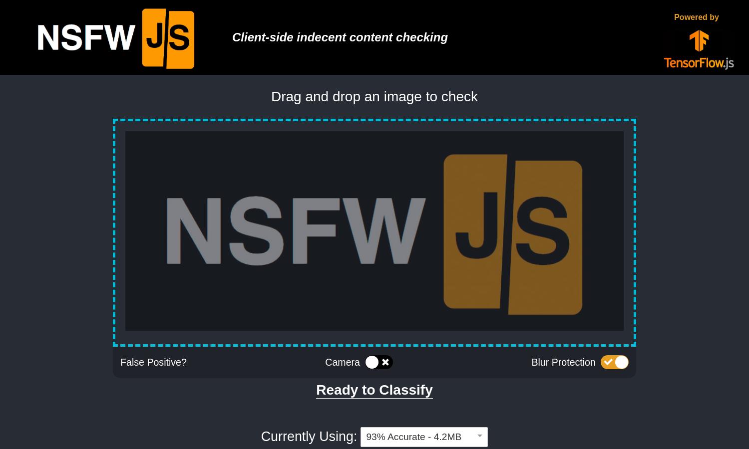 NSFW JS Website