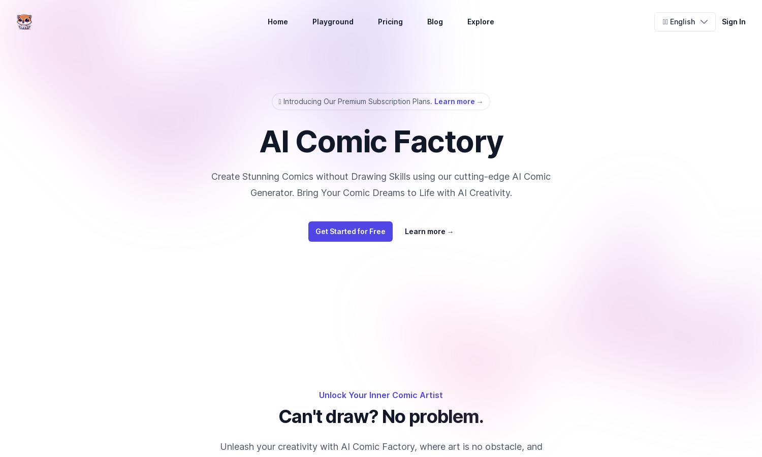 AI Comic Factory Website