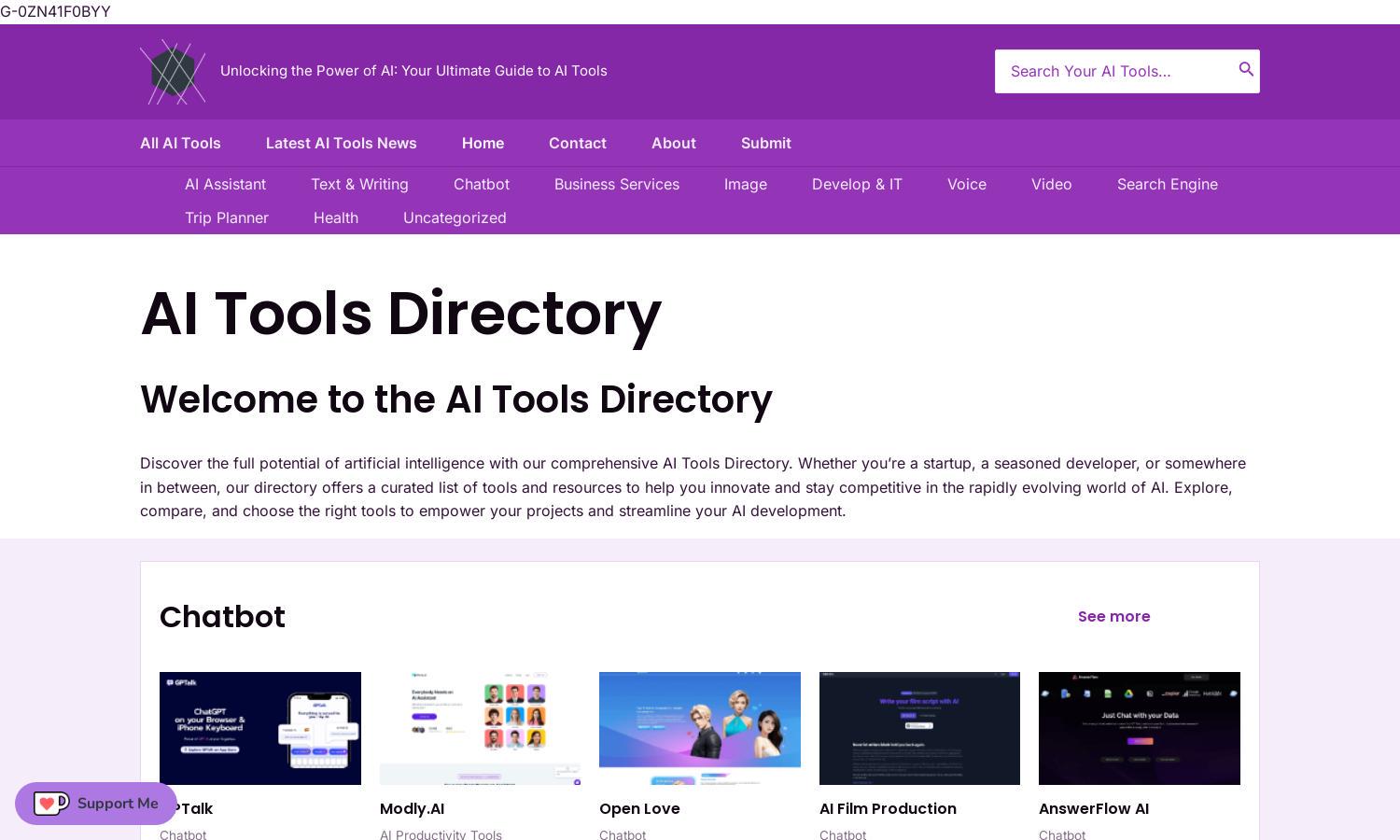 AI Tools Directory Website