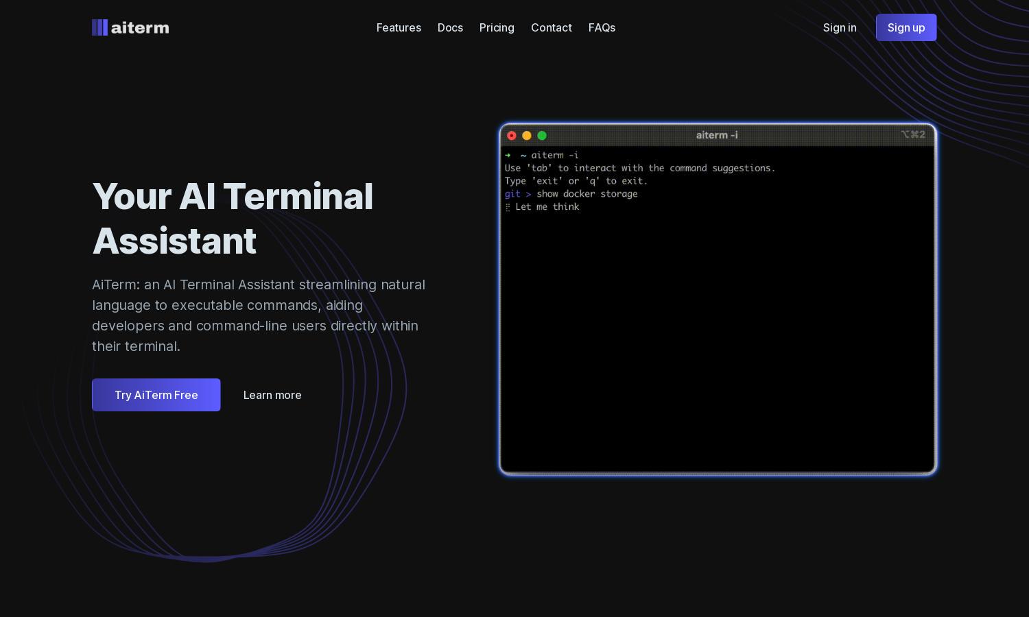 AiTerm Website