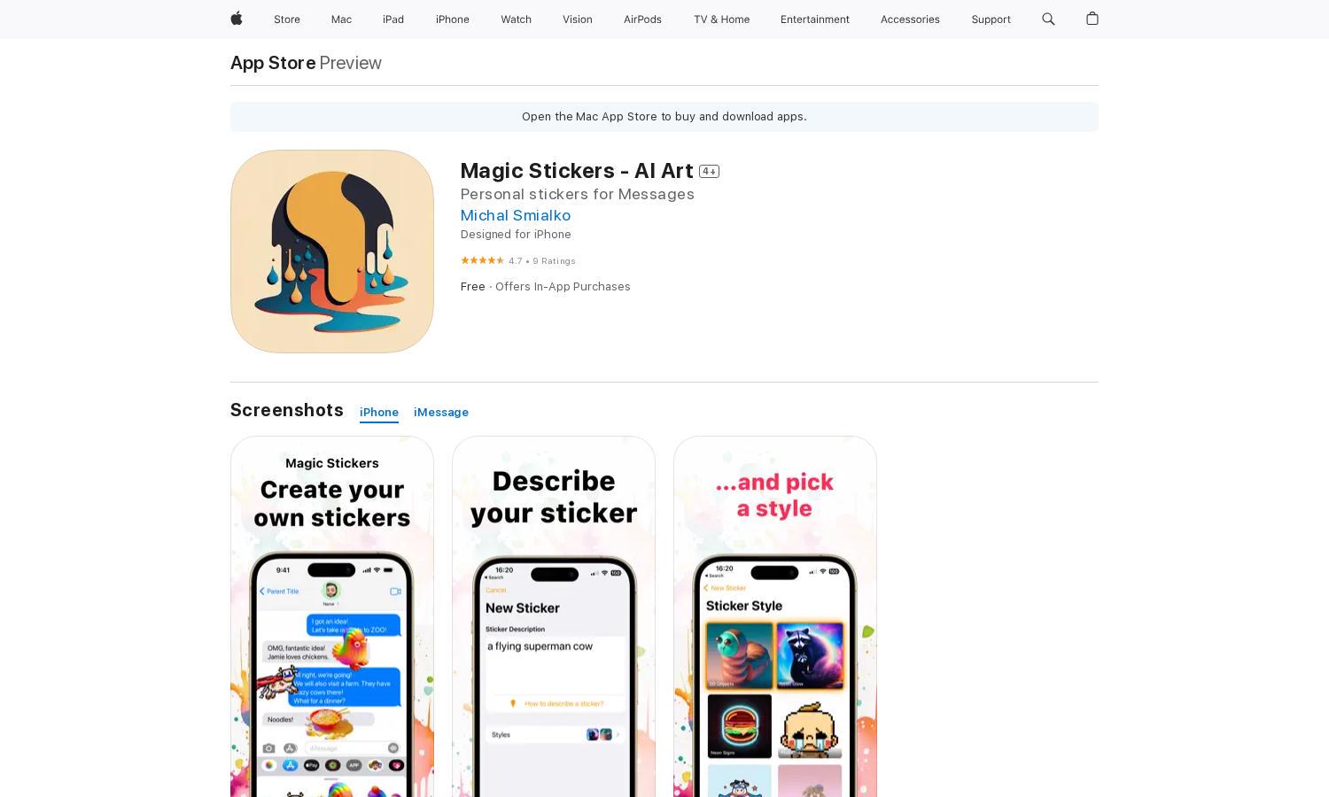 Apple App Store Website