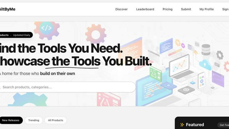 BuilyByme application interface and features
