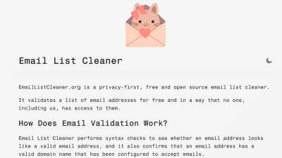 Email List Cleaner screenshot