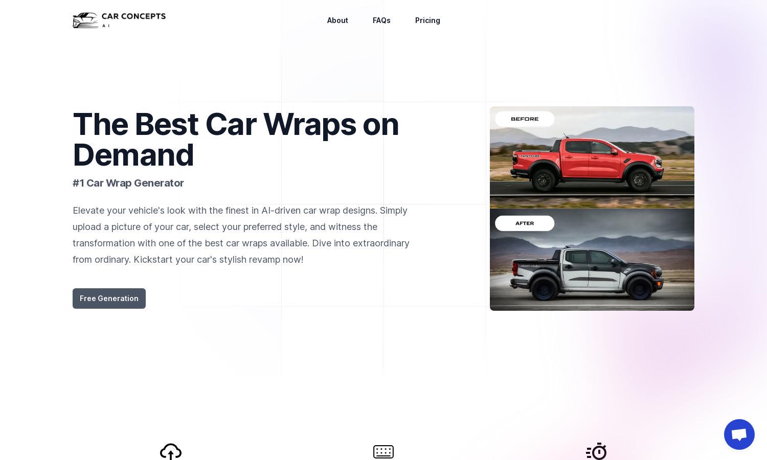 Car Concepts AI Website