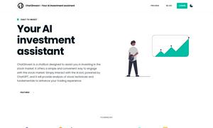 Chat2Invest Website