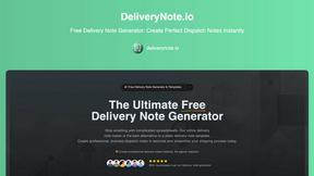DeliveryNote.io - tool for productivity