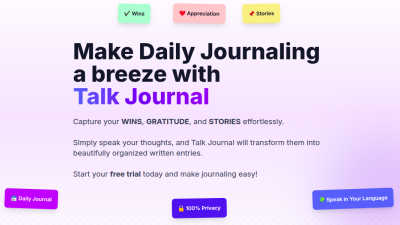 Talk Journal screenshot