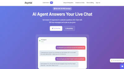 Asyntai - AI tool for E-commerce