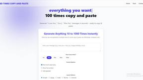 Hundred times copy and paste - tool for Education & Learning