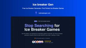 Ice Breaker Gen - tool for productivity