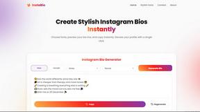 Insta Bio - tool for Personal Development