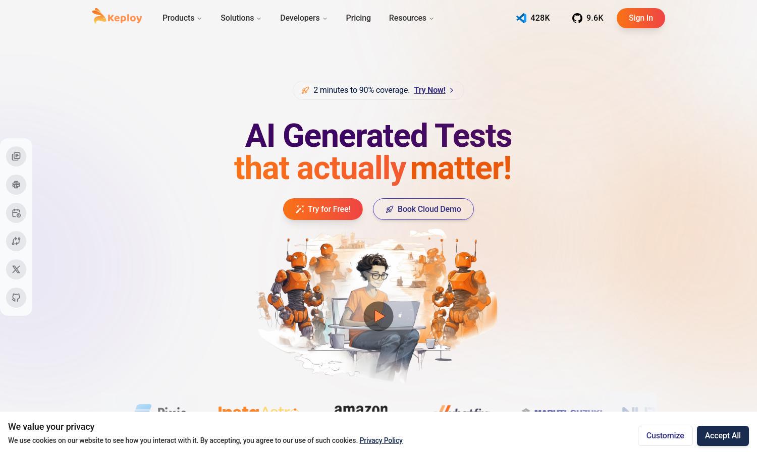 Keploy Website