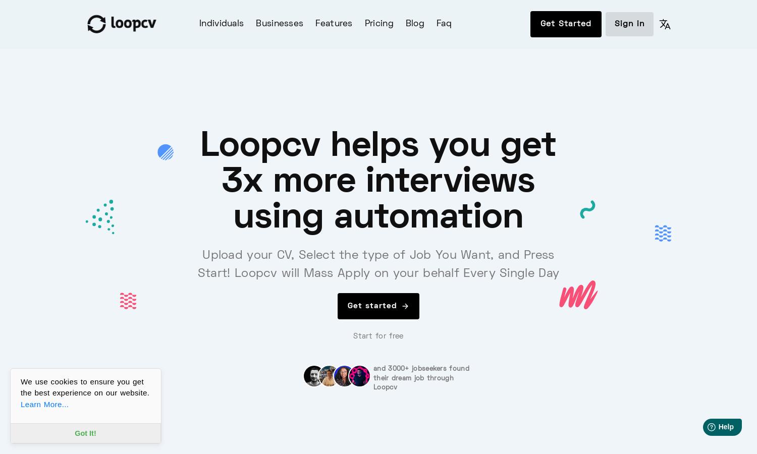 LoopCV Website