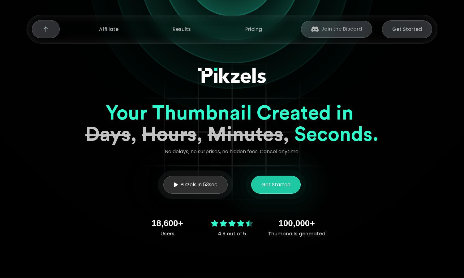 Pikzels Website