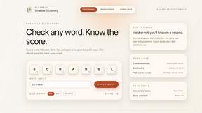 Scrabble Dictionary - tool for productivity