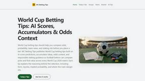 WC 2026 Betting Tips - tool for AI Assistants