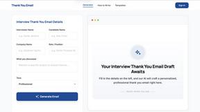 Thank You Email AI - tool for AI Assistants